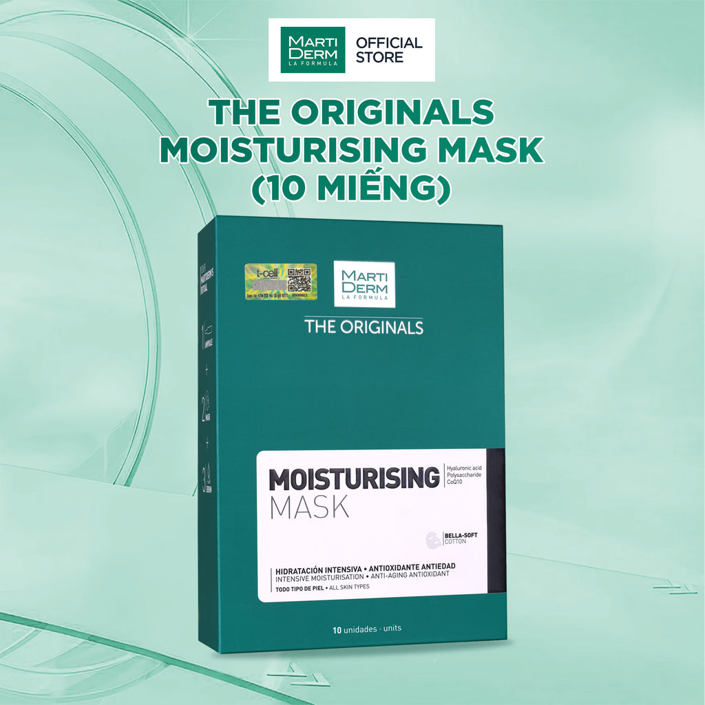 Mặt Nạ Dưỡng Ẩm & Hỗ Trợ Giảm Nếp Nhăn - MartiDerm The Originals Moisturising Mask (25ml x 10 miếng)