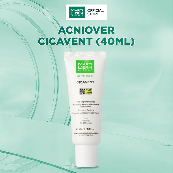 Kem Dưỡng Hỗ Trợ Giảm Mụn, Mờ Thâm & Phục Hồi Da Sau Mụn - MartiDerm Acniover Cicavent (40ml)
