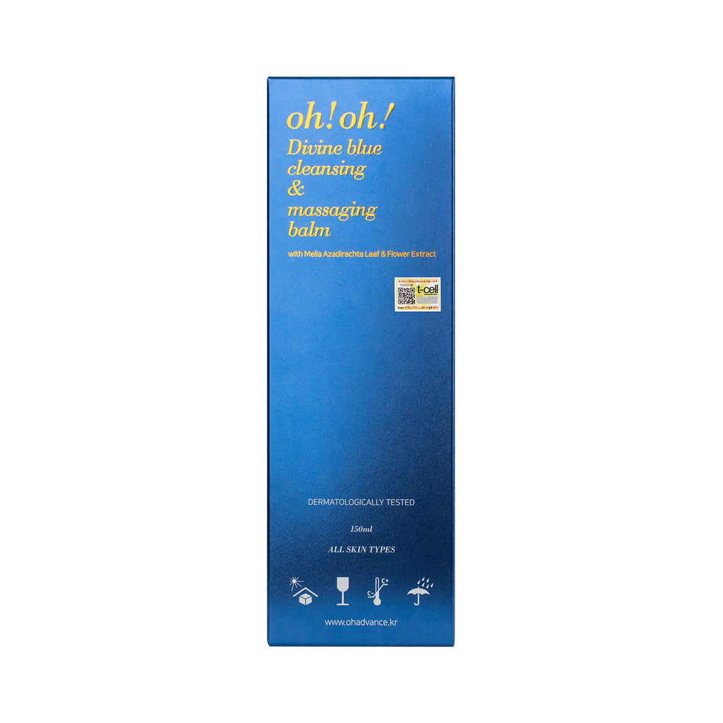 Sáp Tẩy Trang Làm Sạch Sâu, Trẻ Hóa Da oh!oh! Divine Blue Cleansing & Massaging Balm (150ml/ 30ml)