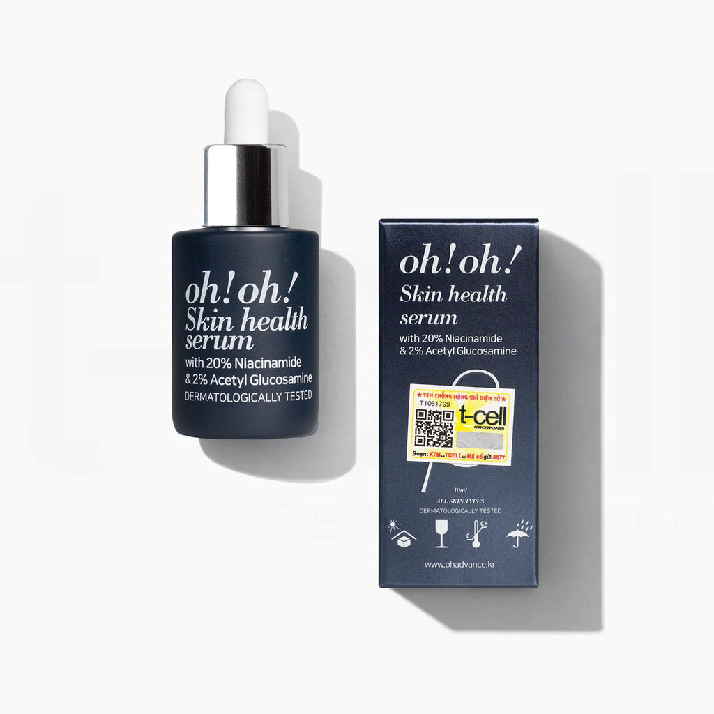 Tinh Chất Kiểm Soát Bã Nhờn Và Dưỡng Sáng Mờ Thâm oh!oh! Skin Health Serum 10ml/30ml (with 20% Niacinamide)
