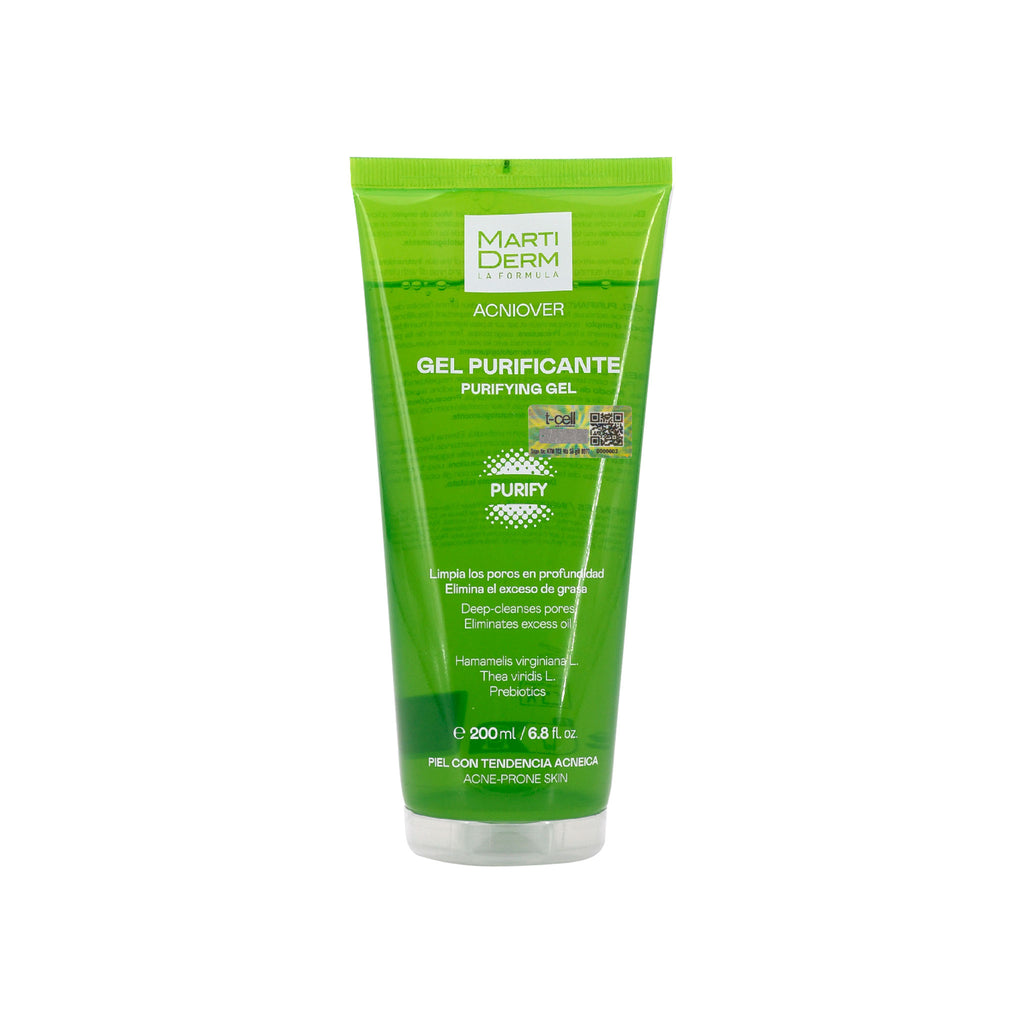 Gel Rửa Mặt Cho Da Dầu Mụn - MartiDerm Acniover Purifying Gel (200ml)