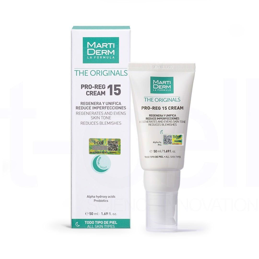 Kem dưỡng đêm tái tạo da chuyên sâu 15% AHA - MartiDerm The Originals Pro Reg 15 Cream (50ml)