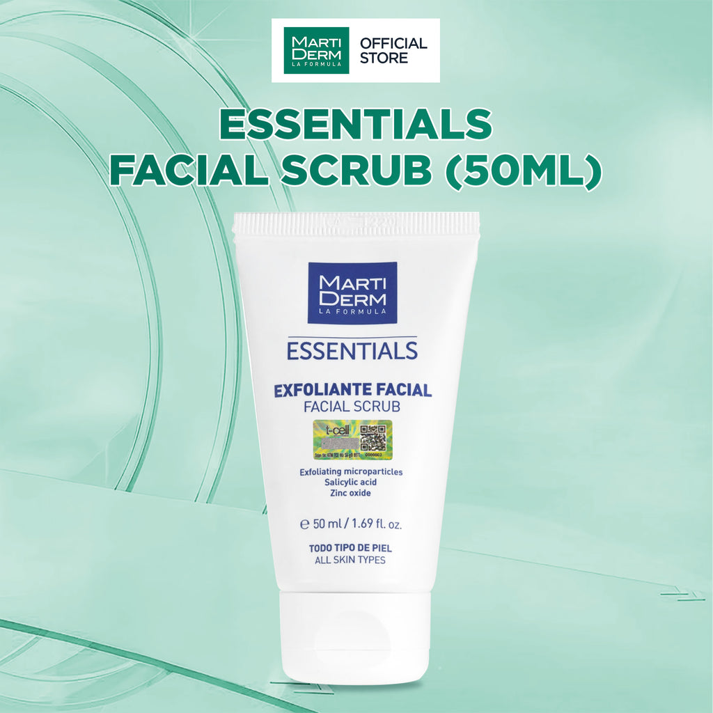 Tẩy Tế Bào Chết Da Mặt Dạng Scrub - MartiDerm Essentials Facial Scrub (50ml)