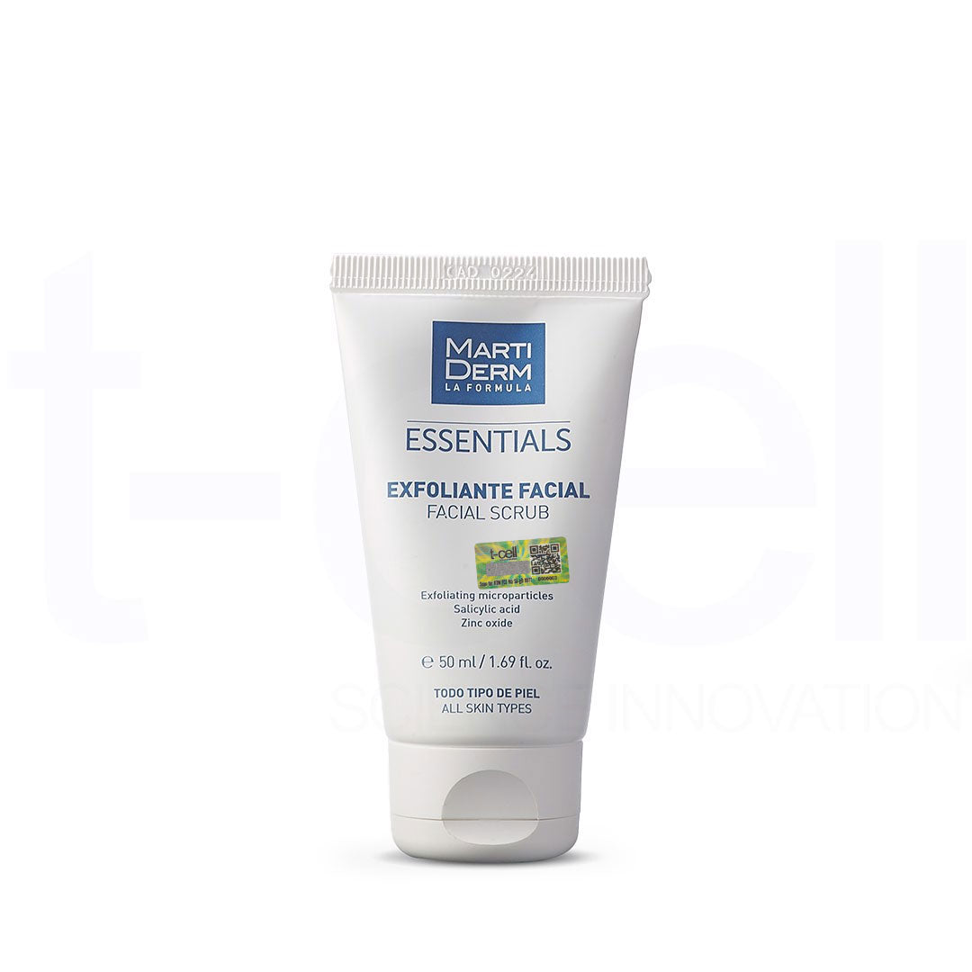 Tẩy Tế Bào Chết Da Mặt Dạng Scrub - MartiDerm Essentials Facial Scrub (50ml)