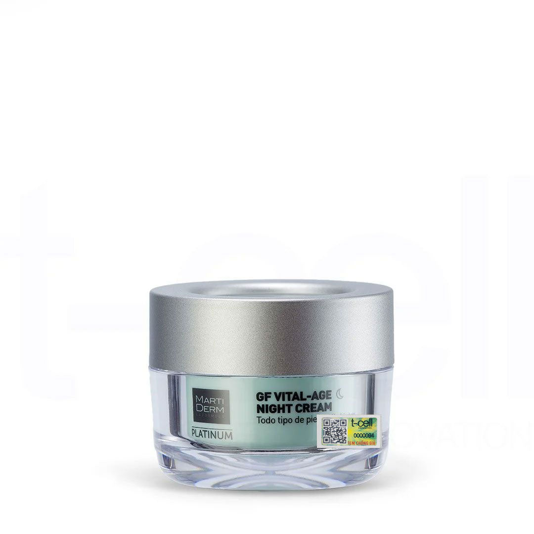 Kem Dưỡng Phục Hồi Hỗ Trợ Trị Mụn & Trẻ Hóa - MartiDerm Platinum GF Vital Age Night Cream (50ml)
