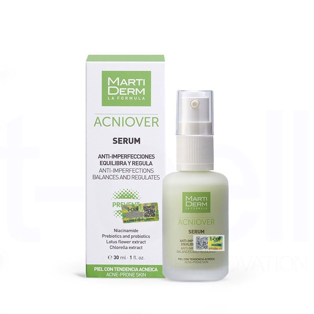 Tinh Chất Giảm Mụn & Kiểm Soát Nhờn - MartiDerm Acniover Serum (30ml)