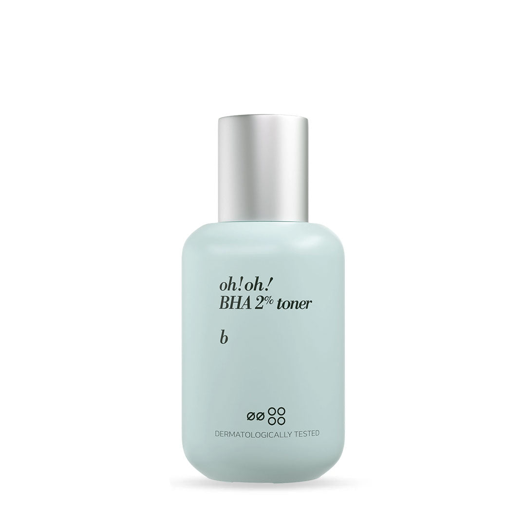 Nước Cân Bằng 2% BHA Tẩy Tế Bào Chết, Làm Sạch Sâu Da oh!oh! BHA 2% (Salicylic Acid) toner : b (75ml)