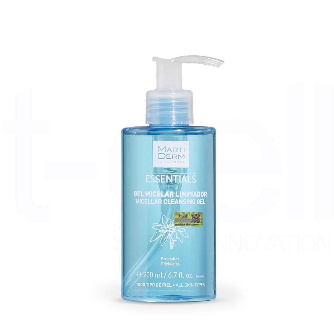 Gel Rửa Mặt Dịu Nhẹ Cho Mọi Loại Da - MartiDerm Essentials Micellar Cleansing Gel (200ml)