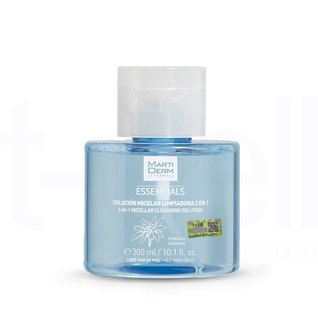 Nước Tẩy Trang Làm Sạch Sâu 3 trong 1 - MartiDerm Essentials Micellar Cleansing Solution 3 In 1 (300ml)