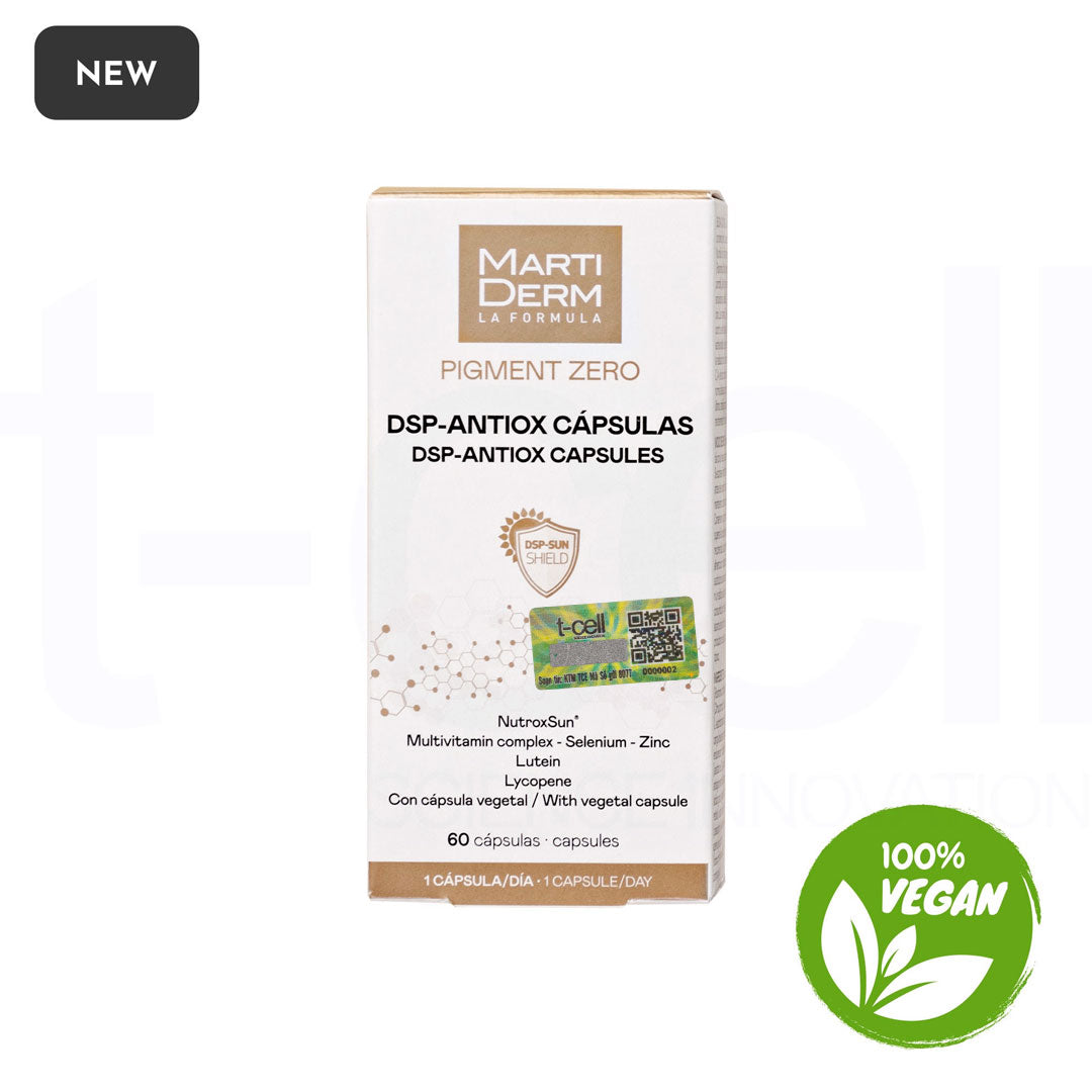 Viên Uống Chống Nắng, Làm Sáng Da Thuần Chay - MartiDerm Pigment Zero DSP Antiox Capsules (60 viên) (Phiên bản cải tiến 2023)