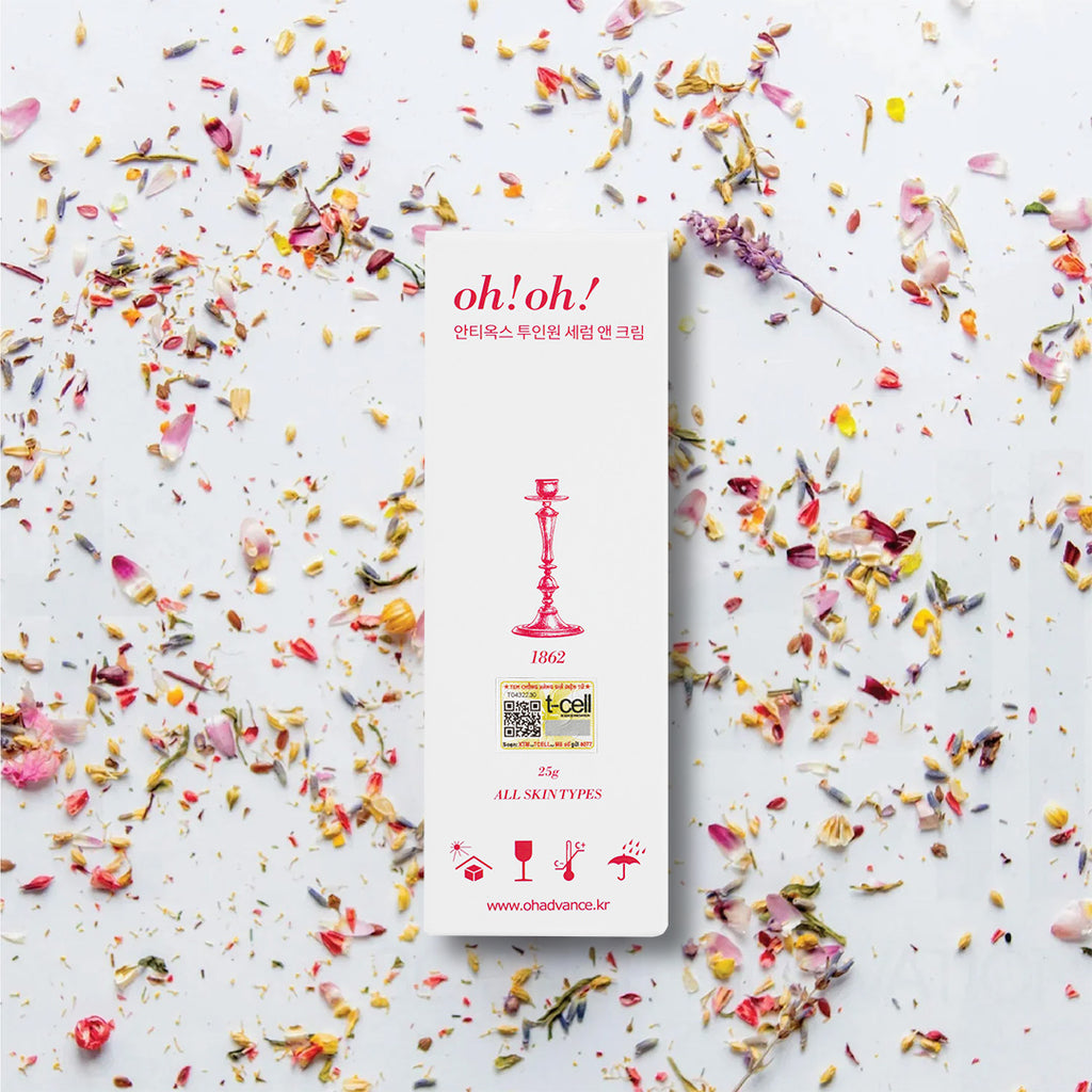 Serum Dạng Kem Dưỡng Ẩm, Chống Oxy Hóa & Làm Sáng Da oh!oh! Antiox Two in One Serum & Cream (25g)