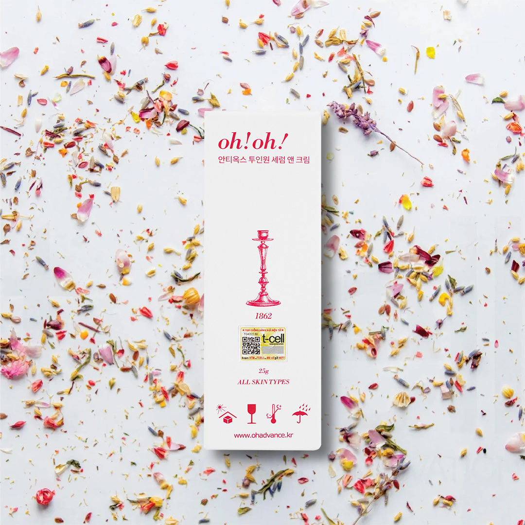 Serum Dạng Kem Dưỡng Ẩm, Chống Oxy Hóa & Làm Sáng Da oh!oh! Antiox Two in One Serum & Cream (25g)