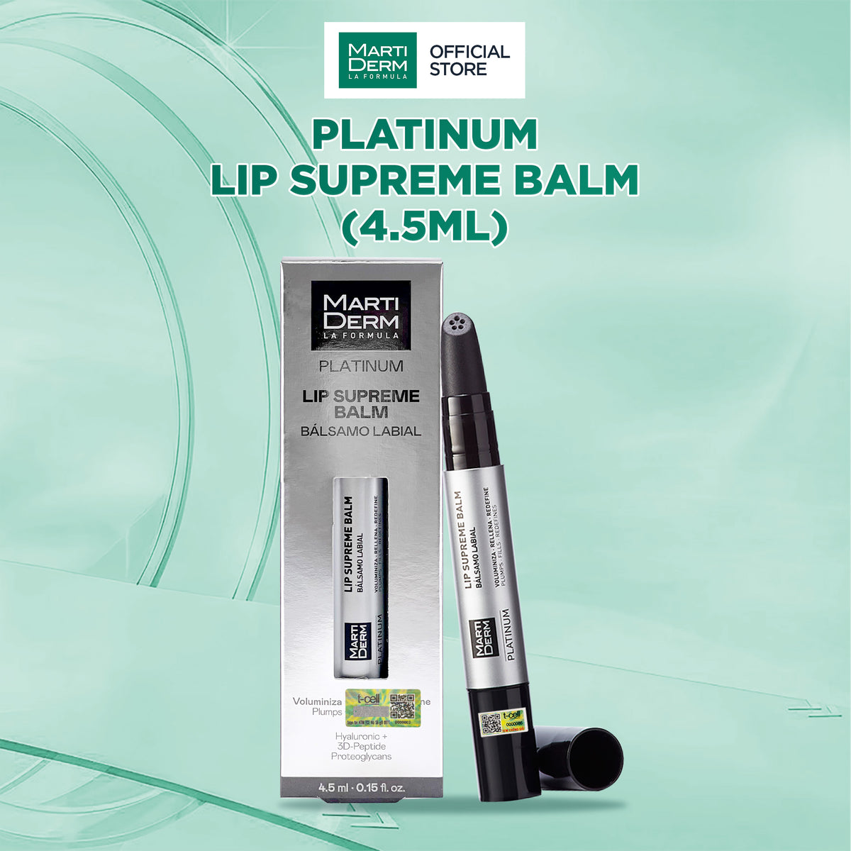 Son Dưỡng Ẩm & Làm Mềm Môi - MartiDerm Platinum Lip Supreme Balm