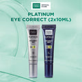 Bộ Kem Dưỡng Mắt Ngày & Đêm Hỗ Trợ Giảm Bọng Mắt, Quầng Thâm - MartiDerm Platinum Eye Correct (2 x 10ml)