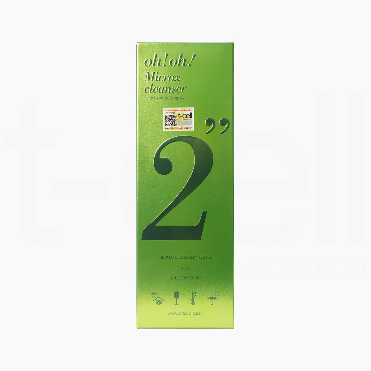 Sữa Rửa Mặt Detox Làm Sạch Sâu Cho Mọi Loại Da oh!oh! Microx Cleanser (with Peptide Complex) (150g)
