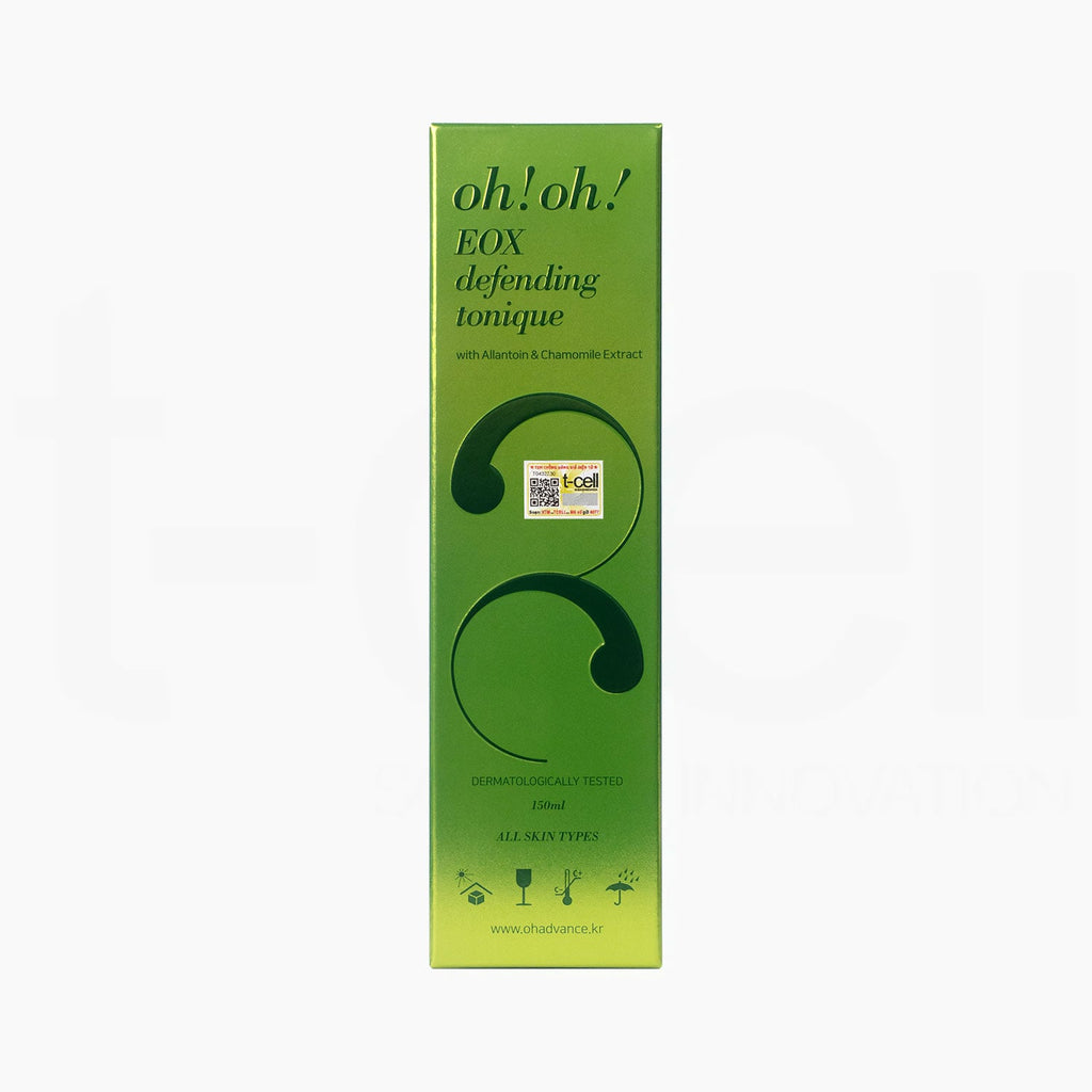 Nước Cân Bằng, Làm Sạch Và Chống Oxy Hóa oh!oh! EOX Defending Tonique (with Allantoin & Chamomile Extract) (150ml)