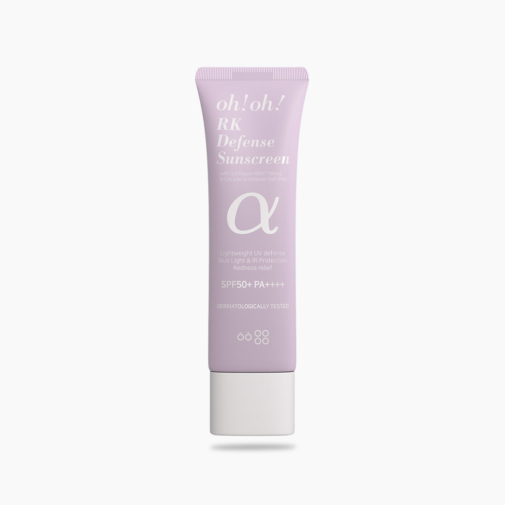 Kem Chống Nắng Phổ Rộng Mỏng Nhẹ, Khô Thoáng Và Chống Lão Hóa oh!oh! RK Defense Sunscreen (with 3,000ppm MSR™ Blend) (45g)