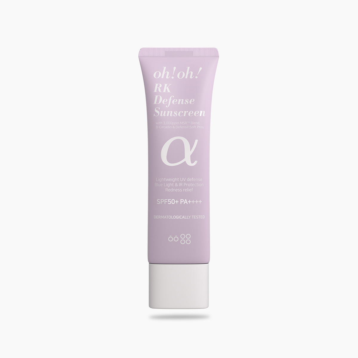 Kem Chống Nắng Phổ Rộng Mỏng Nhẹ, Khô Thoáng Và Chống Lão Hóa oh!oh! RK Defense Sunscreen (with 3,000ppm MSR™ Blend) (45g)
