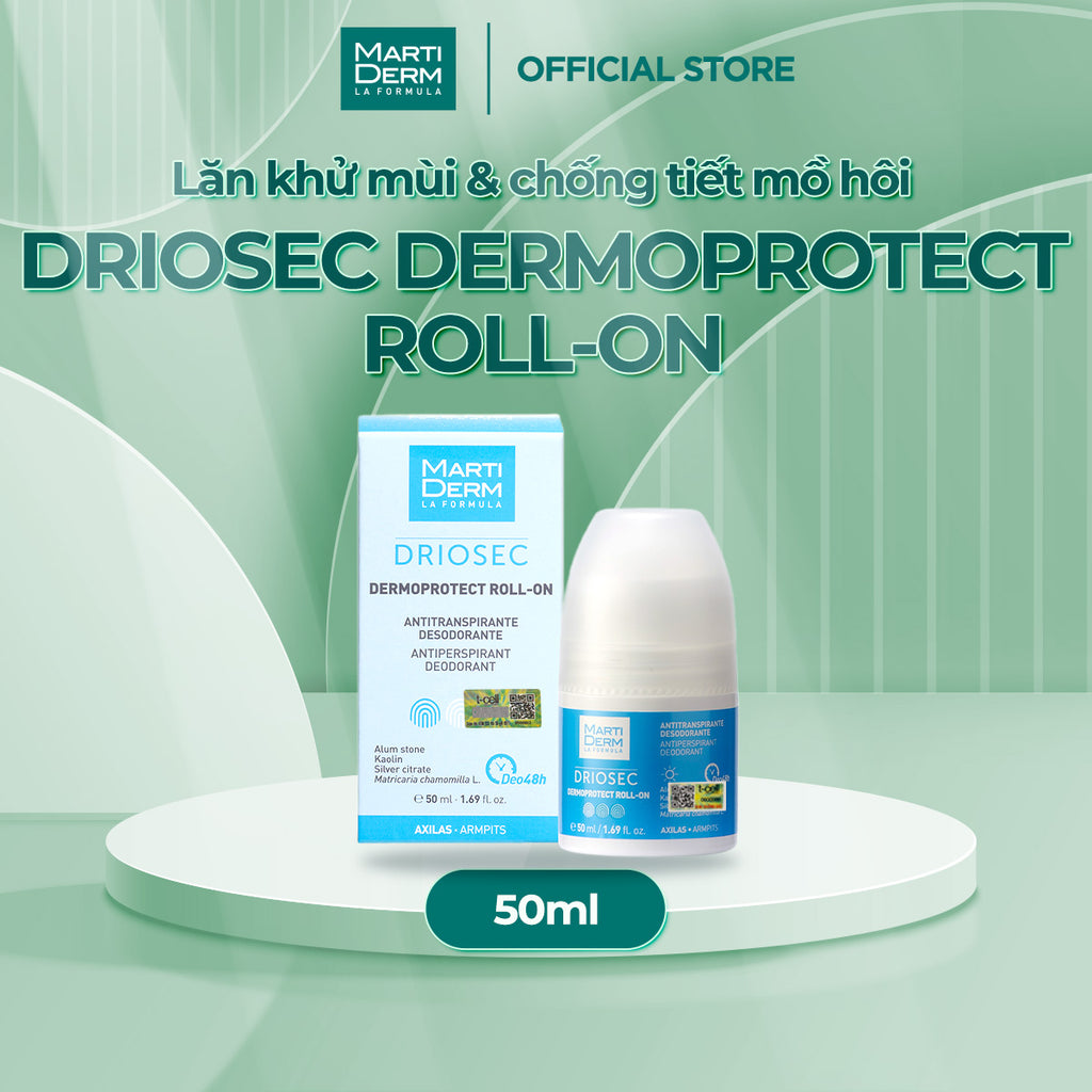 Lăn Khử Mùi & Chống Tiết Mồ Hôi - Martiderm Driosec Dermoprotect Roll-on (50ml)