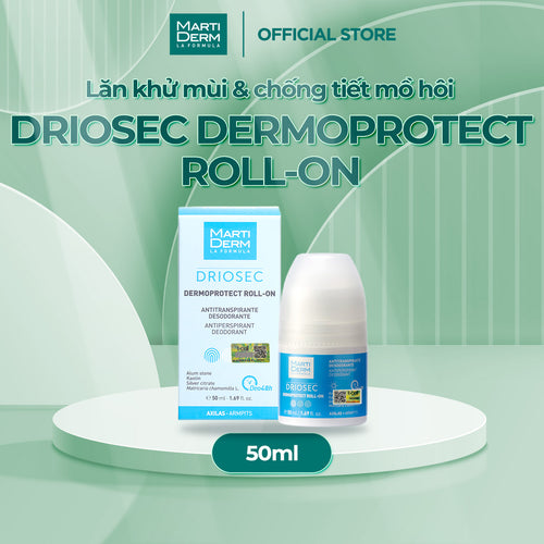 Lăn Khử Mùi & Chống Tiết Mồ Hôi - Martiderm Driosec Dermoprotect Roll-on (50ml)