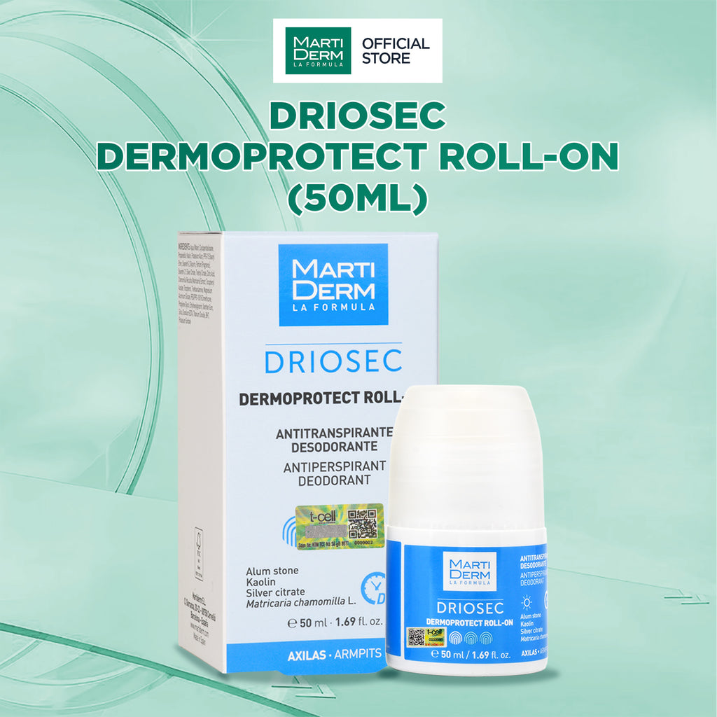 Lăn Khử Mùi Cho Cơ Thể - MartiDerm Driosec Dermoprotect Roll-on (50ml)