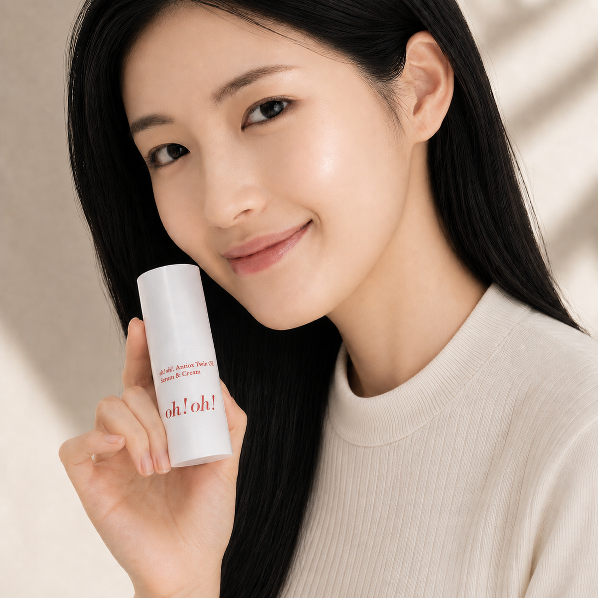 Kem Dưỡng Ẩm Và Làm Mờ Nếp Nhăn oh!oh! Antiox Two in One Serum & Cream 25g