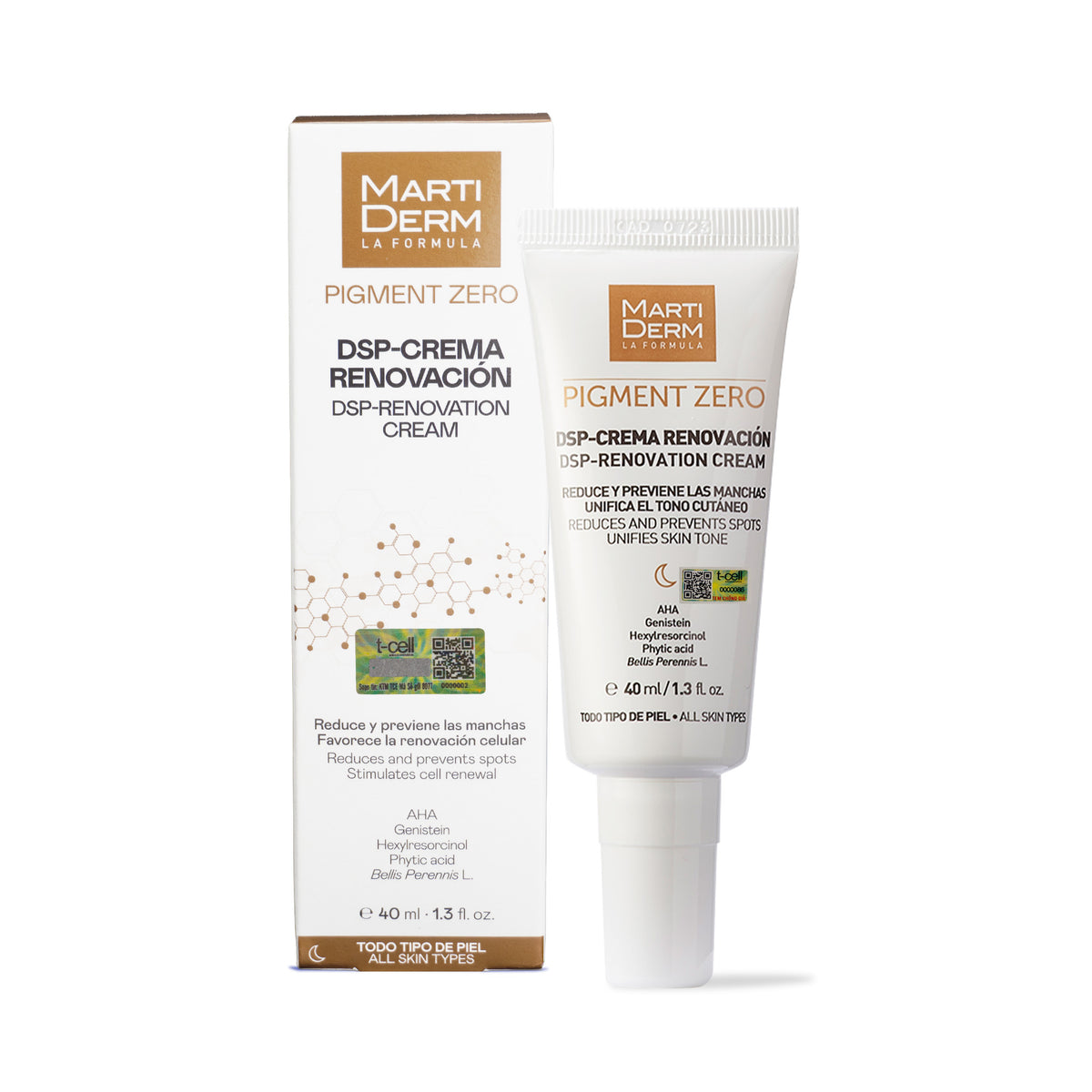Kem Đêm Làm Sáng Da, Mờ Đốm Sắc Tố - MartiDerm Pigment Zero DSP Renovation Cream (40ml)