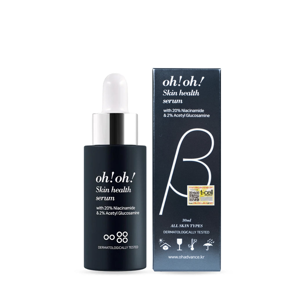 Tinh Chất Kiểm Soát Bã Nhờn Và Dưỡng Sáng Mờ Thâm oh!oh! Skin Health Serum 10ml/30ml (with 20% Niacinamide)