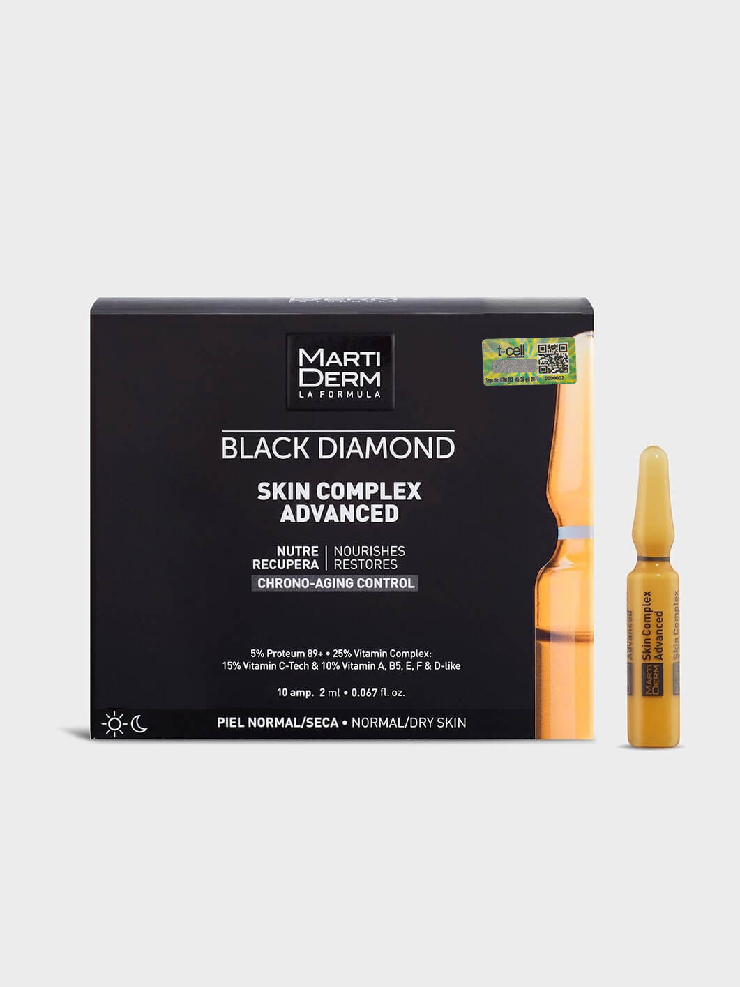 Ampoule Trẻ Hoá & Làm Sáng Da - MartiDerm Black Diamond Skin Complex Advanced